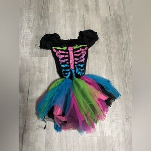 Girls Skeleton Costume
